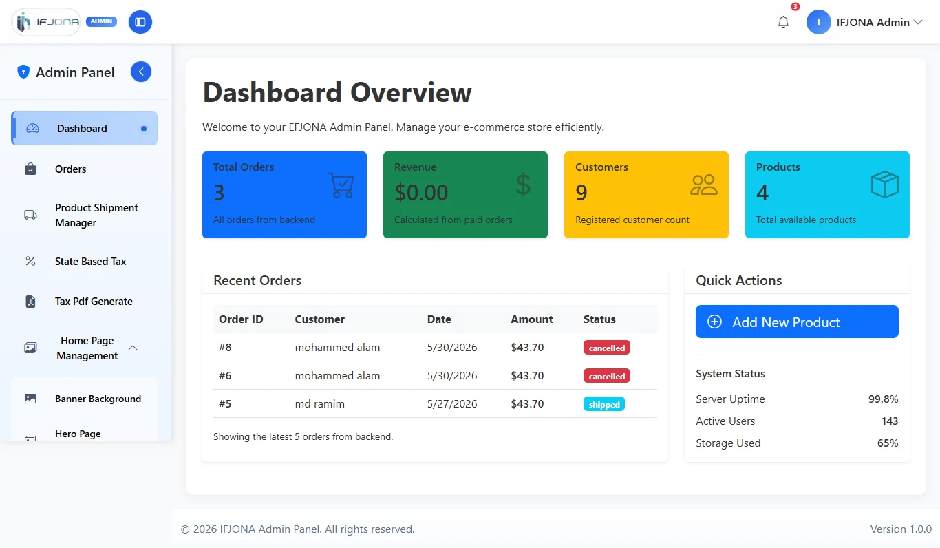 Ifjona E-commerce Marketplace screenshot 2